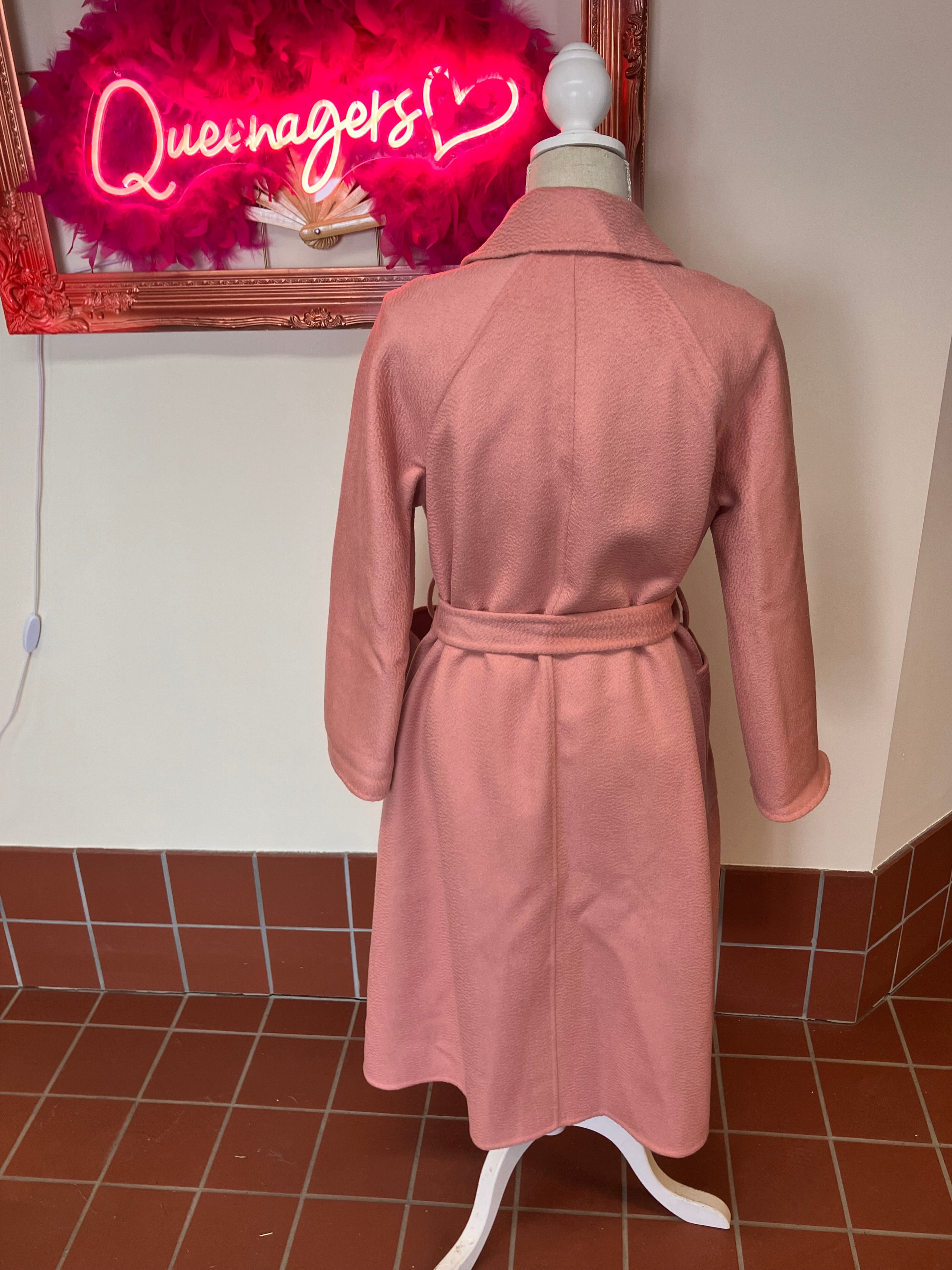 Cashmere Wrap Belted Coat