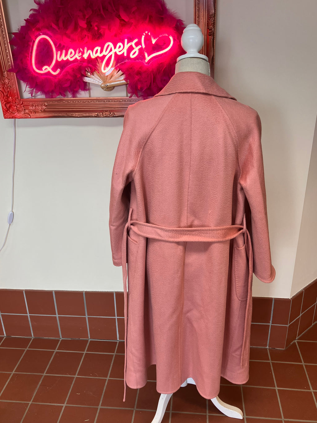Cashmere Wrap Belted Coat