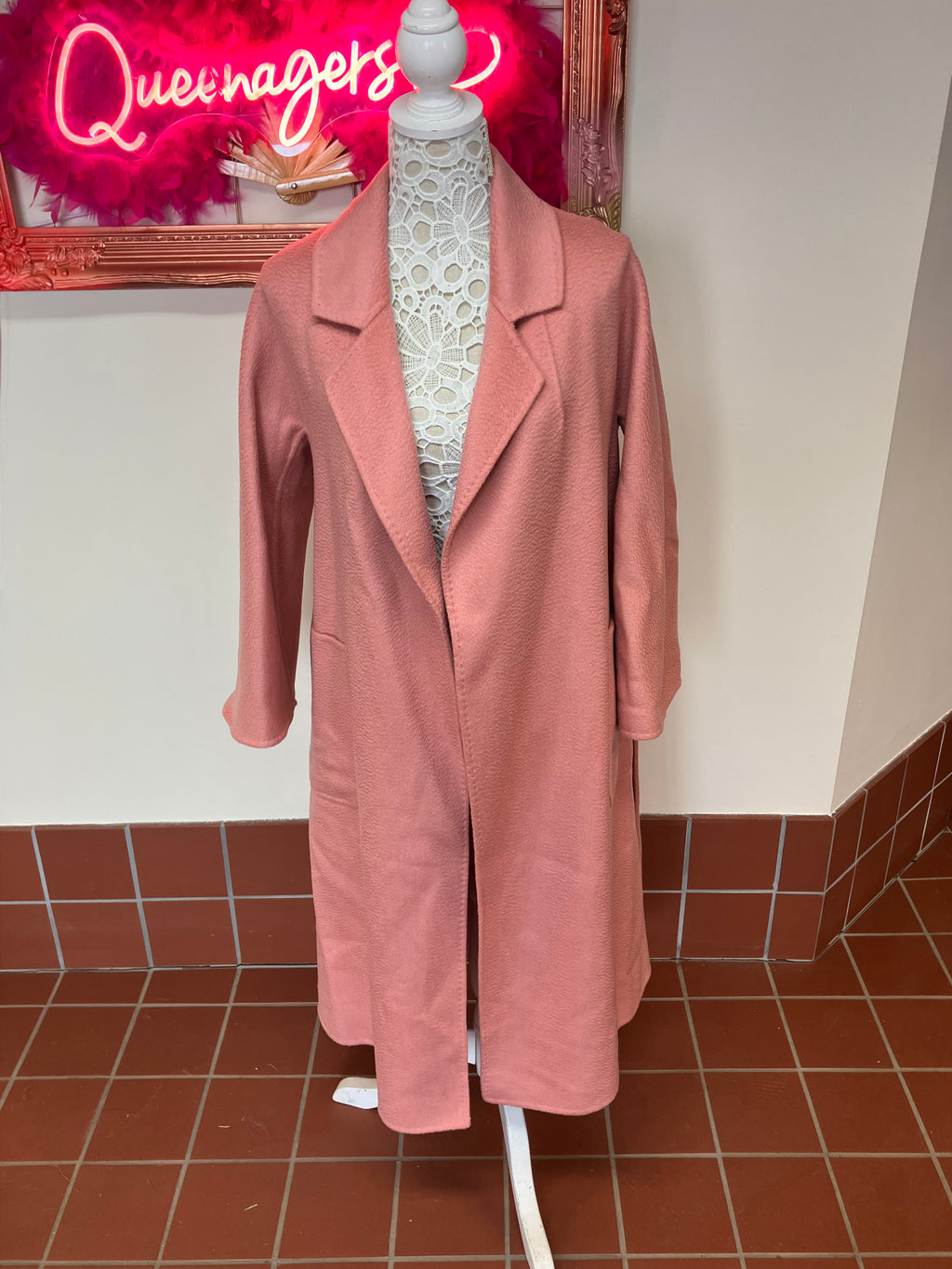 Cashmere Wrap Belted Coat