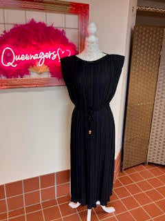 Pleated Dress Large