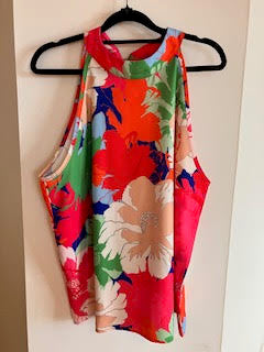 2 Piece Bright & Bold Floral Trouser Set