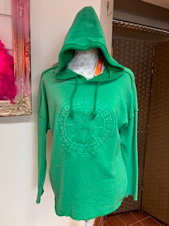 Green Hoodie Sweatshirt Medium/Large