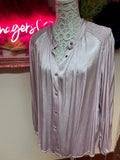 Pale pink Silky Shirt/ Blouse