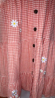 Pretty Next Gingham Red Summer dress