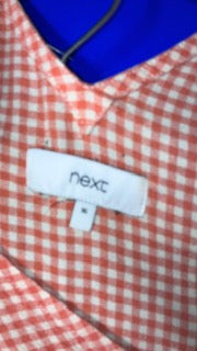 Pretty Next Gingham Red Summer dress