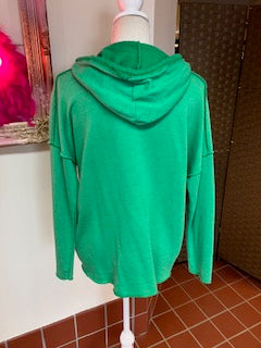 Green Hoodie Sweatshirt Medium/Large