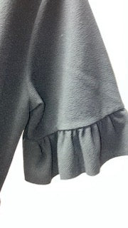 Black Boohoo peek-a-boo dress