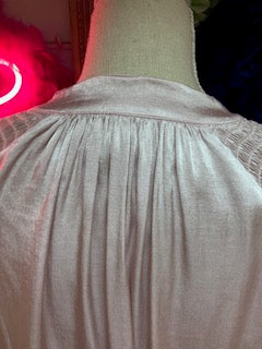 Pale pink Silky Shirt/ Blouse