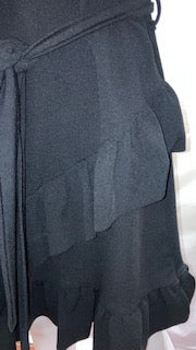 Black Boohoo peek-a-boo dress