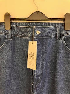 Never Fully Dressed Palazzo Jan wide leg blue Jeans Size 18