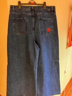 Never Fully Dressed Palazzo Jan wide leg blue Jeans Size 18