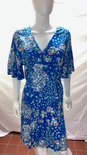 Friends Like These Blue Floral Summer Dress Size 18