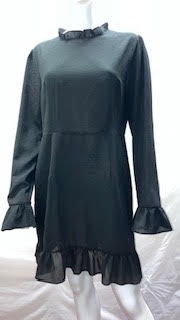 ASOS Black Knee Length Dress size 16