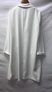 Wallis White Duster Coat size 16