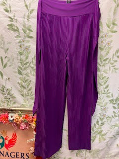 Pleated Wide Legged Palazzo Trousers