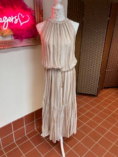 Sleeveless Silk Maxi dress