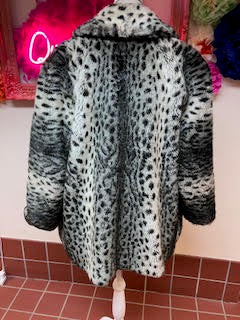 Glenn Models Vintage Faux Fur Coat