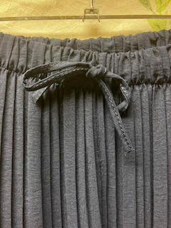 Pleated Elasticated Waist Palazzo Trousers