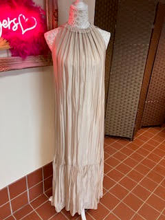 Sleeveless Silk Maxi dress