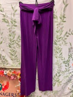 Pleated Wide Legged Palazzo Trousers